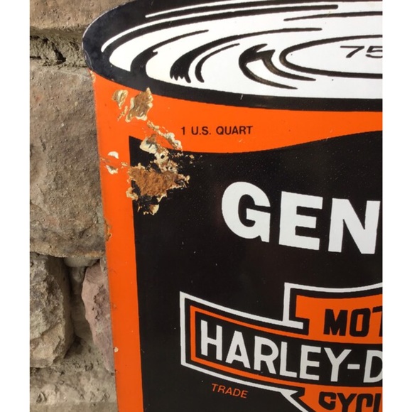 Vintage Harley Davidson Porcelain Sign - Picture 9 of 10